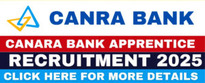 Canara Bank Apprentice Recruitment